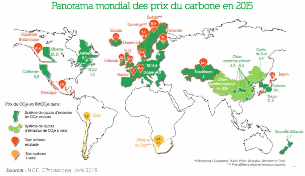 visuel carte prix carbone