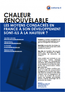 Publication chaleur renouvelable